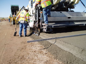 Roller-compacted concrete