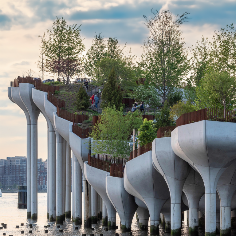 Little Island in New York, a floating concrete island and public park